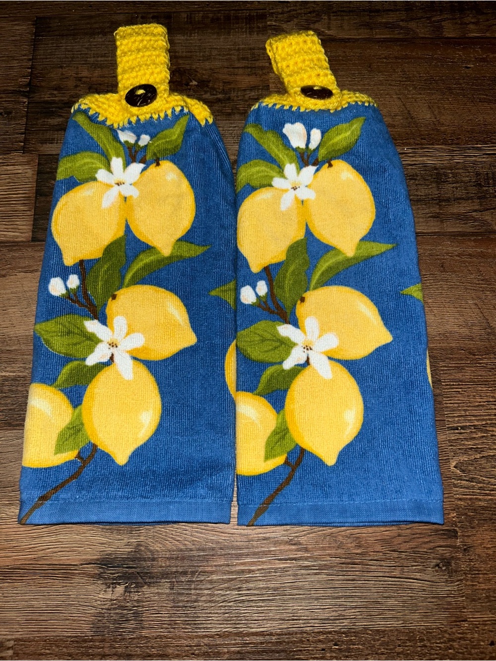 Lemon Hanging Kitchen Towels